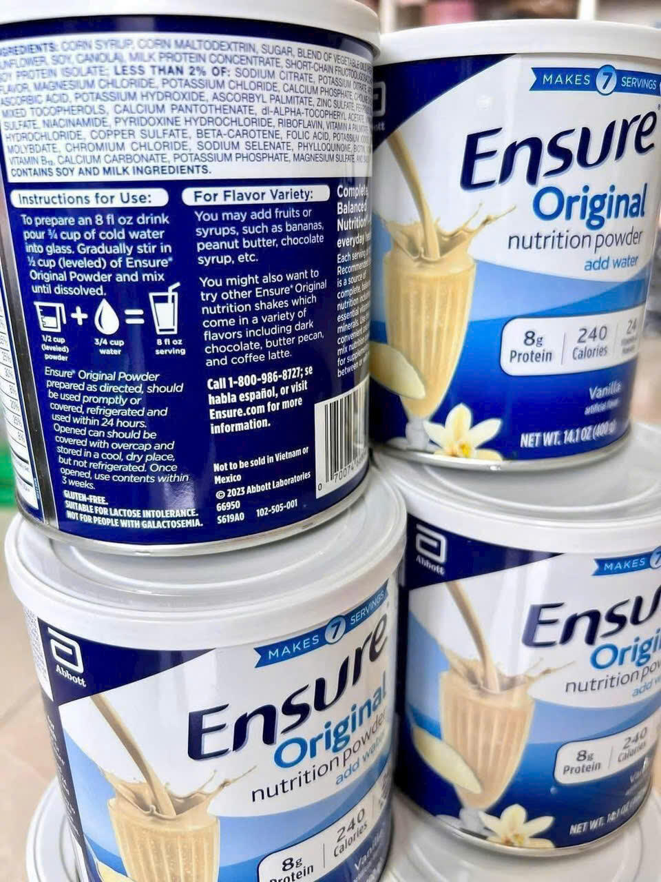 🥛 Sữa Ensure Mỹ bột 400g