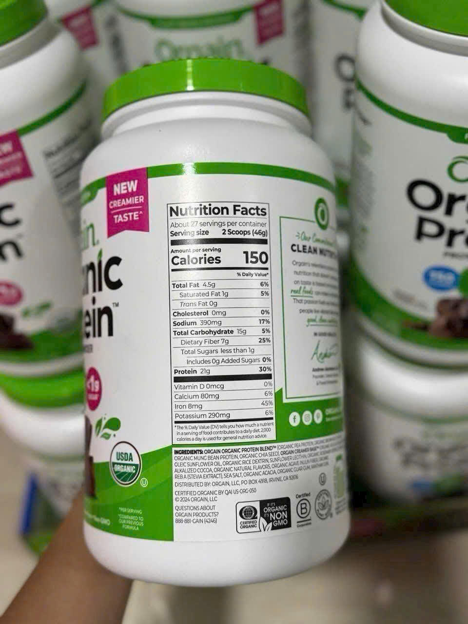 ORGAIN ORGANIC PROTEIN - SOCOLA & VANI