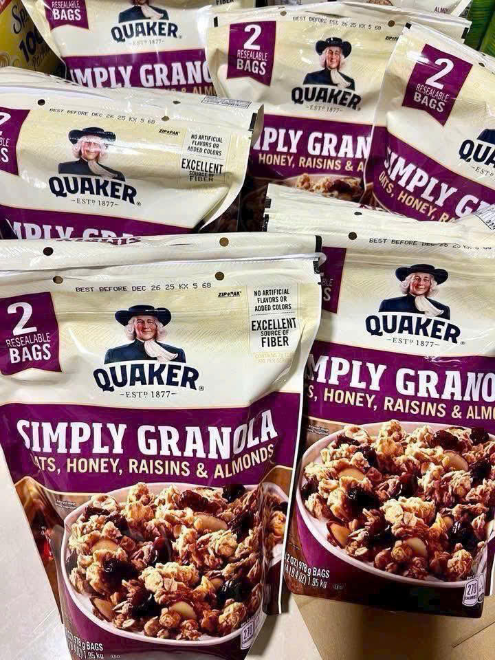 NGŨ CỐC QUAKER – SET 2 TÚI (978g/túi)